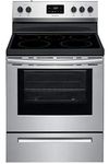 Frigidaire 30 in. 5 Burner Element Freestanding Electric Range in Stainless Steel FCRE3052AS