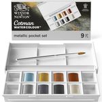 Winsor & Newton Cotman Watercolor Paint, Set, Metallic