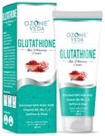 Ozoneveda Glutathione Cream For Skin Whitening | With Kojic Acid & Vitamin C | For Clear Glowing Skin & Tan removal | For Women & Men | All Skin Types | 60 gm