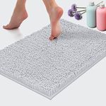 LuxUrux White Bath Mat, Extra-Soft 