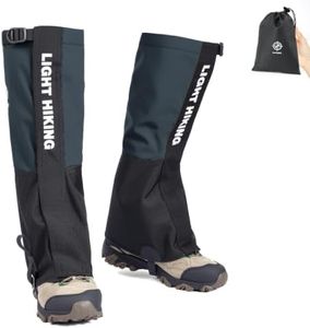 apexzuzu Leg Gaiters for Hiking Waterproof Snow Gaiters for Hunting | High-Performance Boot Gaiters with Rubber Foot Strap Adjustable Hiking Gaiters for Men Women Snow Boot Gaiter