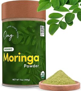 OMG! Superfoods Organic Moringa Powder - 100% Pure, USDA Certified Organic Moringa Leaf Powder-7oz