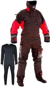 Typhoon Max B Drysuit Black/Red c/w Con Zip 2021 - Incl Undersuit Small