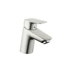 hansgrohe Logis Modern Low Flow Water Saving 1-Handle 1 5-inch Tall Bathroom Sink Faucet in Brushed Nickel, 71070821