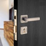 Dorset Kaira On Rose Mortise Lock for Door - 60 mm Key and Knob Cylinder Lock for Doors | Door Handle Lockset for Bedroom Doors/Main Doors, 3 Keys, Antique Finish, MLKAIORAPT