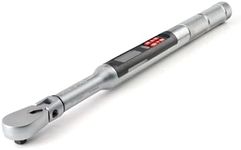 TEKTON 3/8 Inch Drive 90-Tooth Flex Head Dual-Direction Electronic Torque Wrench (10-100 ft-lb) | TRQ81122