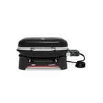 Weber Lumin Compact Portable Electric Grill, Heats Up to 315°C, with Lid Thermometer, Porcelain-Enamelled Cast Iron Grates, 43 x 32 cm Cooking Area, Black (1502012)