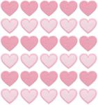 uxcell Heart Shaped Iron on Patches Embroidered Heart Patch Iron On Transfer Patches for Clothing Repair Backpack Shoes Decoration Pink 30PCS 1.57"x1.37"