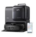 eufy E28 Omni Robot Vacuum Cleaner with Mop, HydroJet System, Portable Deep Cleaner for Carpet, Spot Cleaner, 20,000 Pa Turbo Suction, Zero Tangling, Corner-to-Edge Deep Cleaning, All-In-One Station