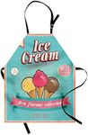 Ambesonne Ice Cream Apron, Best Fla