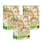 Garnier Nutrisse Cream permanent hair colour dye, amber blonde, 9.34 (with 3 nourishing oils) - pack of 3