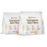Nutrazen Complete Gut Fibre (PO2-60 Sachets) - Prebiotic & Psyllium Husk Powder for Digestive Support & Microbiome Balance | Supports Immunity, Energy and Gut Health