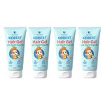 HealthBest Kidbest Hair Gel for 3-13 Years Kids | Each 50ml (Pack of 4)