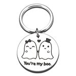 Halloween Boo Basket Stuffers for Women Her Boo Keychain Gifts for Couple Basket Gifts for Boyfriend Valentines Gifts for Him Husband from Girlfriend Wife Wedding 1 Year Anniversary Birthday