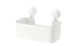 Ikea Plastic Basket with Suction Cup, White, Pack of 1