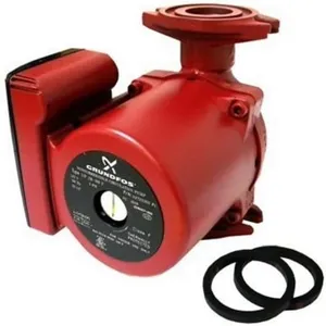 Grundfos 59896155, UP15-42F, SuperBrute Recirculating Pump 1/25 HP,115 -Volt, SMALL RED