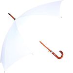 John's Umbrella 610mm Woodking Staraight fold (White)