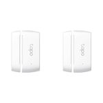 TP-Link Tapo T110 Smart Door/Window Contact Sensor,Real-Time Monitor,Instant Push Notification,Battery Included,Easy Installation,Work with Alexa,Tapo Hub Required Sold Separately (Pack of 2)