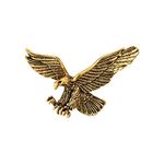 Wynameleri Scottish Thistle Gi-Fts For Men Gold Collar Bar Medal Brooch Lable Pin Tacks, Eagle Collar Pin Clip Bar, Bronze Hawk Slide Lable Pins Brooch De-Signer Lable Pin For Men