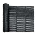 jxgzyy Large Entrance Rubber Mat 90 x 210 cm Heavy Duty Rubber Drainage Mat Outdoor Anti Fatigue Rubber Mats Non Slip Doormat With Drainage Hole For Industrial Kitchen Floor Mat