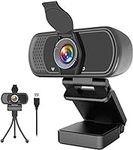 GoHZQ 1080p Webcam with Microphone,