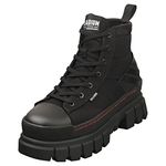 Palladium Women's Revolt Hi Army Sneaker, Black, 5.5 UK