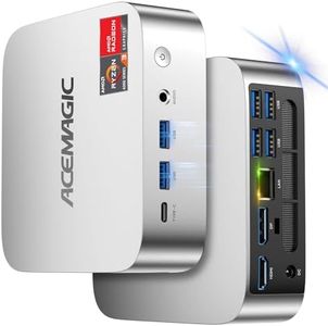ACEMAGICIAN Kron K1 Smallest Mini PC Windows 11 Pro,AMD Ryzen 4300U (up to 3.7 GHz), 16GB RAM/512GB M.2 SSD, Mini Office Desktop PC, Support 4K@60Hz Display/AMD Radeon Graphics/5G WiFi/BT 4.2/USB 3.2