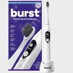 Burst Pro 2.0 Sonic Toothbrush for Adults (White) | Electric Toothbrush with Smart Pressure Sensor | Soft Bristles | 5 Modes/Refined Scoring System | USB-C Charging | Magnetic Wall Mount