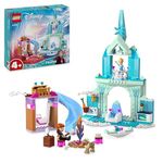 LEGO ǀ Disney Princess Elsa’s Frozen Castle Buildable Toy for 4 Plus Year Old Girls and Boys, Includes Princess Elsa and Anna Mini-Doll Figures and 2 Animal Toys, Fun Birthday Gift 43238