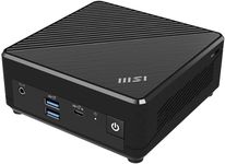 MSI Cubi N ADL-007BAU Business Barebone NUC Mini PC Intel Celeron N100, Supports Max 16GB 1xDDR4 SO-DIMM, 1xM.2, 1x2.5 SSD, HDMI&DP, WIFI5, USB-C, 2xLAN, Switch Cable, VESA, Black, 3 Year Warranty