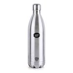 Cello Swift Thermosteel Water Bottle 750ml, Silver | 24 Hours Hot & Cold | Rust & Leak Proof | Ideal for Office, Gym, Home, Kitchen, Hiking, Trekking, Travel Bottle