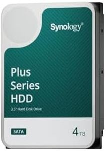 Synology Disco Duro HAT3300 de 4 TB - 1 millón de Horas MTBF, Carga de Trabajo de 180 TB/año, 5400 PRM