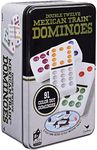 Mexican Train Dominoes in Tin