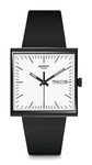 Swatch Unisex Quartz Bioceramic Casual Watch What IF…Black? (Model SO34B700)