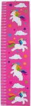 BLUE PANDA - Height Ruler for Kids, Pink Growth Chart for Girls Nursery, Room (24-59 Inches)