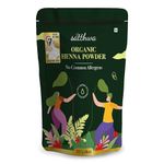 Satthwa Organic Henna Powder (Mehndi Powder)| 227gm |100% Pure & Natural Lawsonia Inermis | Henna for Cools Scalp, Nourishes & Deep Conditions, Rich, Brown Hair Colour & Covering Greys