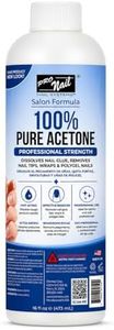 PRONAIL - 100% Pure Acetone Nail Polish Remover For Acrylic Nails, Professional Strength, 16 Oz