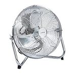 Oypla Electrical 12" Inch Chrome 3 Speed Floor Standing Gym Fan Hydroponic