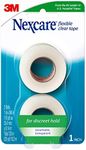 Nexcare Flexible Clear Tape, Tough,