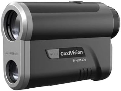 CoxiVision 1400 Yard HD Laser Rangefinder, 7X Magnification, Red OLED Display, BRD Mode, Angle Compensation, Scan