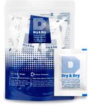 DRY&DRY 50 Silica Gel Packets Desiccant Dehumidifiers