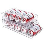 Fridge Organisers,Fridge Can Dispenser Foldable Refrigerator Rolling Can Dispenser Fridge Beer Can Organiser Soda Can Dispenser Drink Organiser for Fridge Kitchen Cabinet