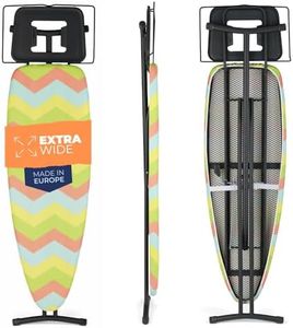 Table à Repasser Grande Pliable Solide Planche Repasser Centrale Vapeur - 120x40cm - Fabriqué en E.U