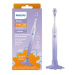 Philips One for Kids by Sonicare Battery Toothbrush, Purple, HY1130/01