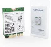 WAVLINK WiFi 6E Wireless Card with Bluetooth 5.3, 2025 Tri-Band AXE5400 NGW Network Card, Intel AX210, Ultra-Low Latency, Support Windows 10/11 (64bit), Linux, M.2/NGFF