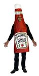 Rasta Imposta Heinz Ketchup Bottle Adult Fancy Dress Costume Standard Red