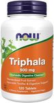 NOW Supplements, Triphala 500 mg, Combination of Harada, Amla and Behada, 120 Tablets