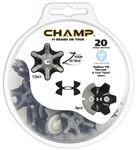 Champ Unisex Zarma Spikes 20 piece , Black/Silver, One Size UK