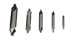 HHIP 5000-0020 HSS Center Drill Set, 5 Piece (No.1-No.5)