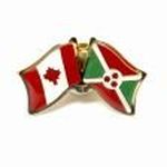 BURUNDI / CANADA COUNTRY FLAG SMALL FRIENDSHIP LAPEL PIN BADGE ... NEW